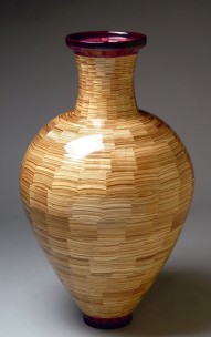 "Zebrawood Amphora" by Robert Gauthier