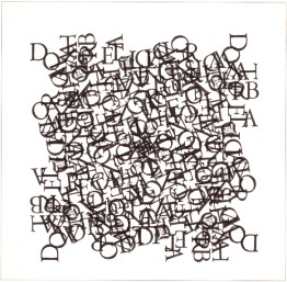 "Kaleidoglyph"  (letterpress print),  Eric Johnson