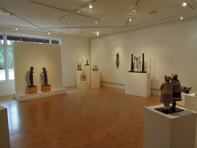 Carol Holtzman Fregosa's show in the Gallery