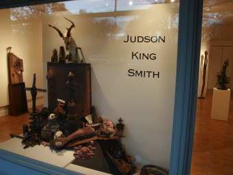 Jud's untitled installation in the Gallery window